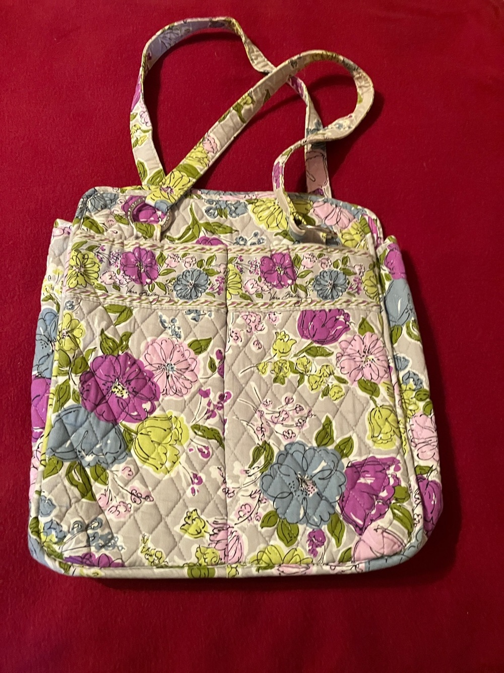 EUC! Vera Bradley Watercolor Quilted Tote